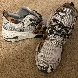 Animal print shoes